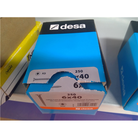 TORNILLO 60X40 PZ C PLANA BIC RC 12416040 