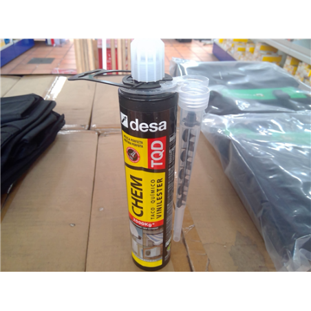 ANCLAJE QUIMICO EXTRA FUERTE NEGRO 2000KG 25400230 