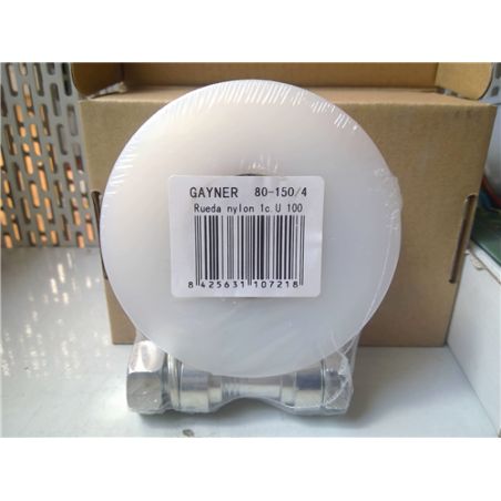 RUEDA SUELTA U 100-20  NYLON 80-150/4 
