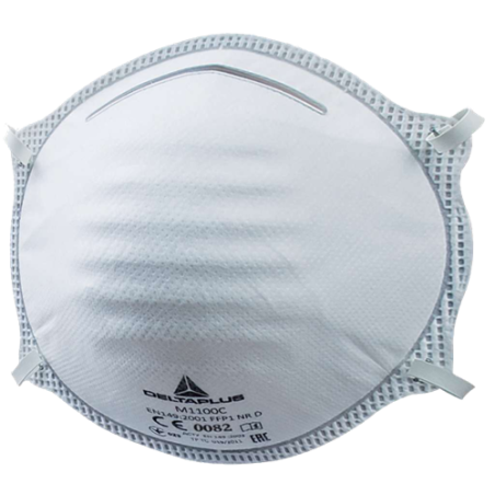 MASCARILLA FFP1 SIN VALVULA M1100C CAJA 20 UNDS 