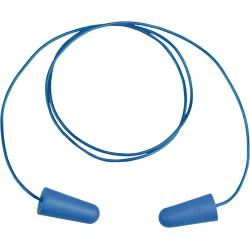 TAPON OIDO AZUL CORDON 10 UNDS CONICDE010 