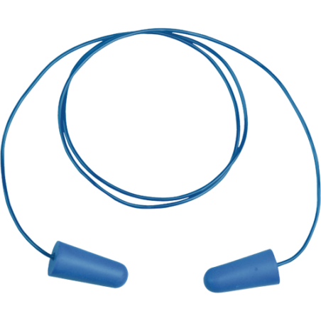 TAPON OIDO AZUL CORDON 10 UNDS CONICDE010 