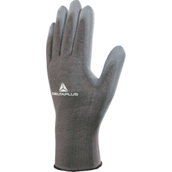 GUANTES POLIESTER PU VE702PG T- 9 GRIS 