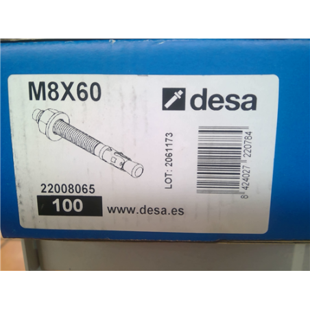 ESPARRAGO ANCLAJE DESA FIX M8X60 22008065 
