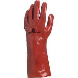 GUANTES PVC ROJO LARGO PVC7335 T-10 UNICA 