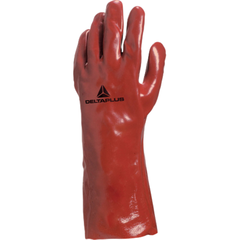 GUANTES PVC ROJO LARGO PVC7335 T-10 UNICA 