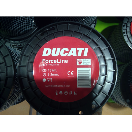 NYLON DUCATI FORCE LINE RED D33mm L-139MTS 