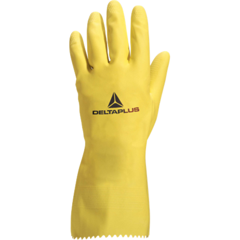 GUANTES LATEX LARGO AMARILLO VE240 T- 7/8 