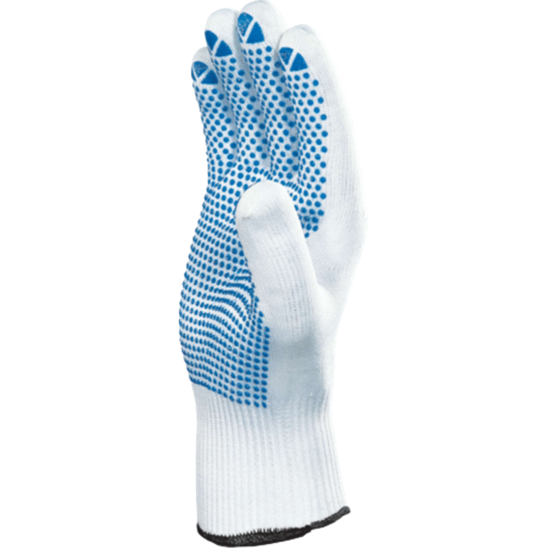 GUANTES TEXTIL PUNTOS PM160 T- 7 BLANCO 