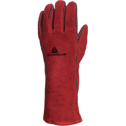 GUANTES SOLDADOR ROJO LARGO CA615K T-10 UNICA 