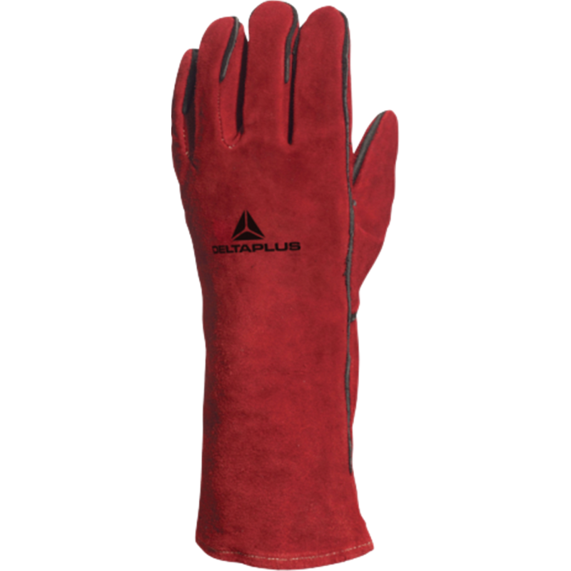 GUANTES SOLDADOR ROJO LARGO CA615K T-10 UNICA 