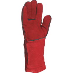 GUANTES SOLDADOR ROJO LARGO CA615K T-10 UNICA  2