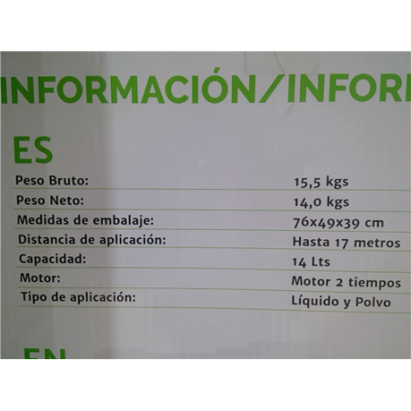 ATOMIZADOR A MOTOR EURO 5 REF-436E5 