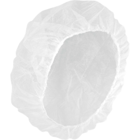 CAJA GORROS POLIPROPILENO 100 uds PO110 BLANCO 