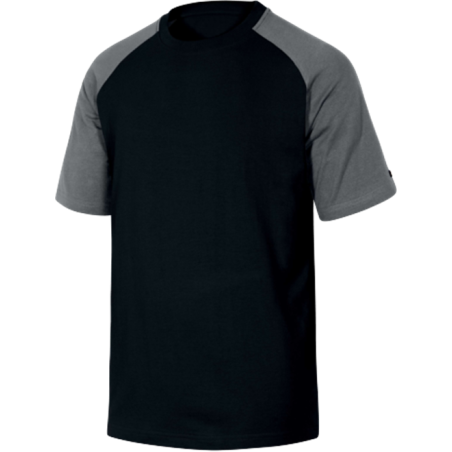 CAMISETA BICOLOR GENOA  NEGRO-GRIS T- S 