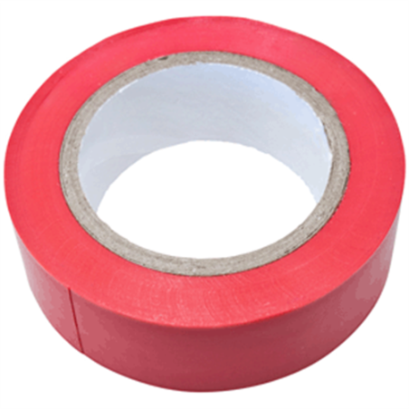 CINTA AISLANTE 10x19 ROJA BL          21103 