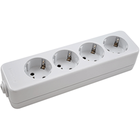 BASE 4 TOMAS LINEAL C/T/T 16AMP 09085 