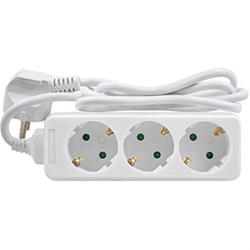 BASE MULTIPLE 3 TOMAS CABLE 3x1 