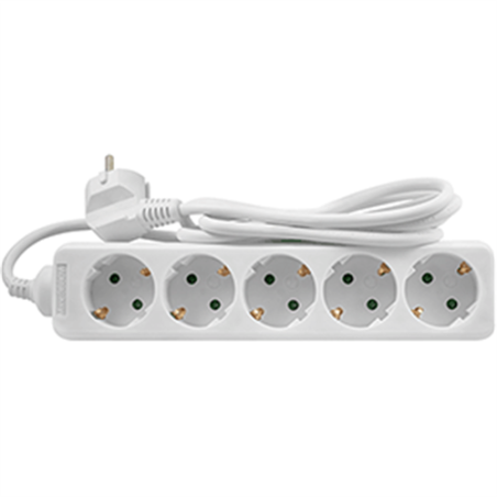 BASE MULTIPLE 5 TOMAS CABLE 3x1 