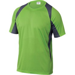 CAMISETA BICOLOR BALI VERDE-GRIS T-3XL 