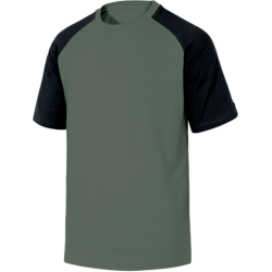 CAMISETA BICOLOR GENOA VERDE NEGRA T-3XL 