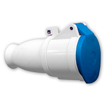 BASE AEREA 2PT 32A 230VAZUL BL 