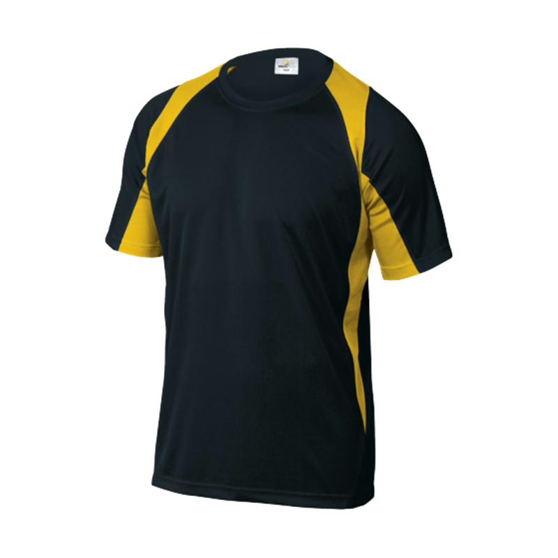 CAMISETA BICOLOR BALI NEGRO-AMARILLO T- M 