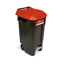 CONTENEDOR 120 LTS C/PEDAL ROJO 423109 