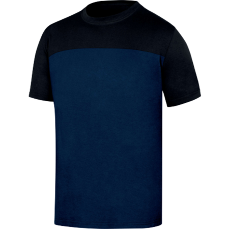 CAMISETA BICOLOR GENOA2 AZUL-NEGRA T- M  