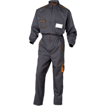 BUZO M6COM GRIS NARANJA T- L 