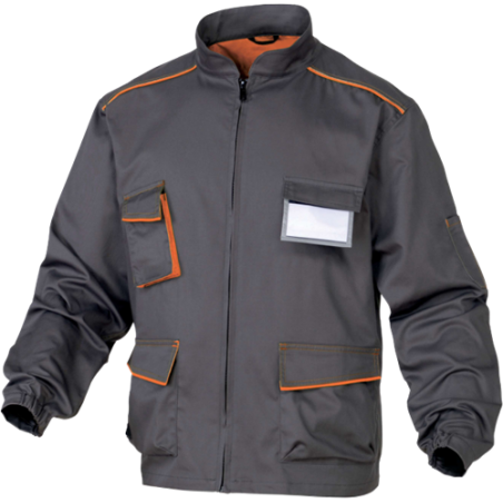 CHAQUETA M6VES GRIS NARANJA T- 3XL 