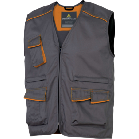 CHALECO M6GIL GRIS NARANJA T- M 