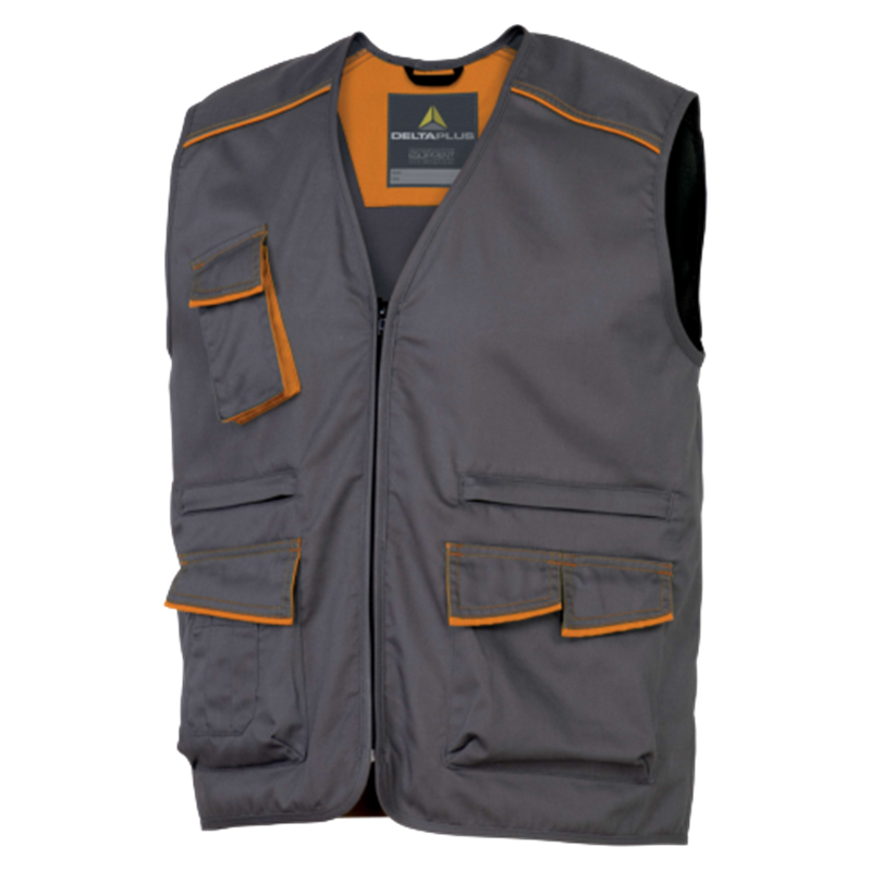 CHALECO M6GIL GRIS NARANJA T- XL 