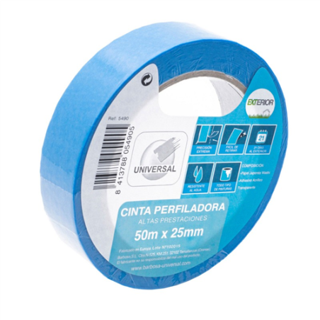 CINTA PERFILADORA AZUL 50mtsx25mm 5490 
