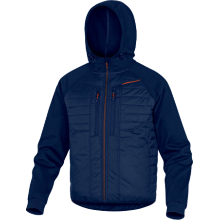 CAZADORA BIMATERIAL MOOVE AZUL T-L 