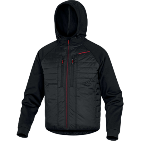 CAZADORA BIMATERIAL MOOVE NEGRA T-XXL 