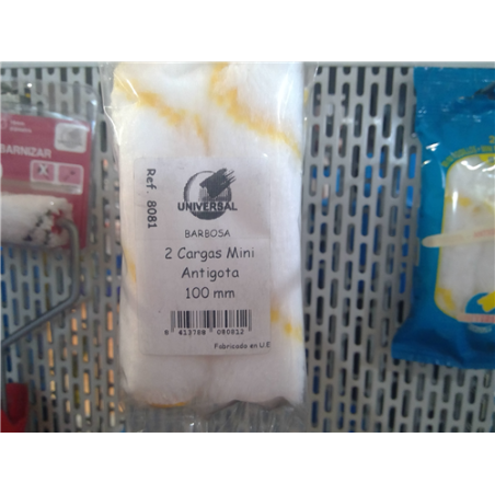 PACK 2 MINI RODILLOS ANTIGOTA 11cm 8081 