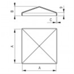SOMBRERETE CUADRADO 080 82-208  2