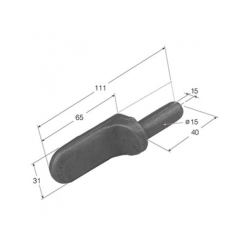MACHO BISAGRA M- 8 G SENCILLO GRANDE  1108 