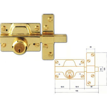 CERROJOS EZCURRA 325 CANCELA PIN 