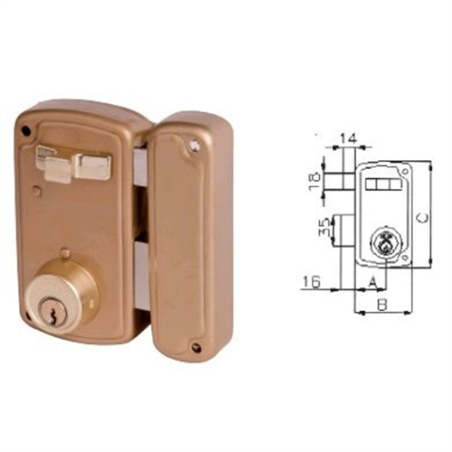 CERRADURAS UCEM 4056-A-60 IZQ 