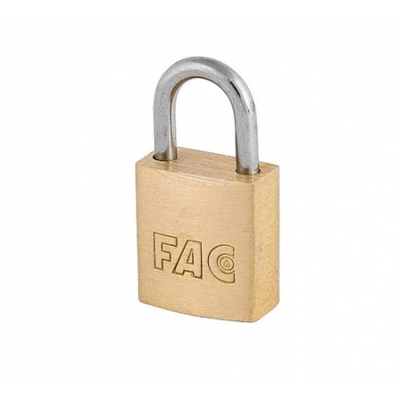 CANDADO FAC ARCO NORMAL 30 LATON 