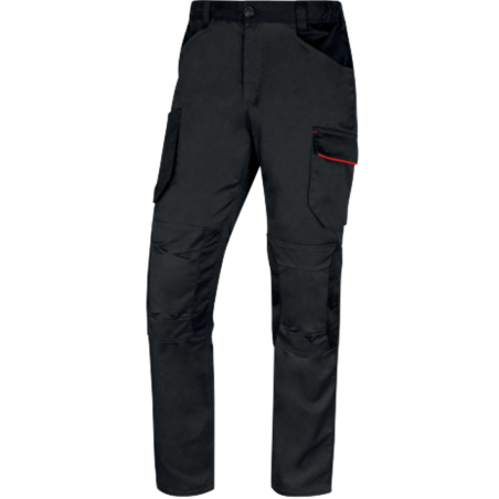 PANTALON M2PA3-STRETCH GRIS OSCURO-ROJO T-L 