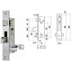 CERRADURAS FAC 7003/30 