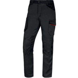 PANTALON M2PA3-STRETCH GRIS OSCURO-ROJO T-S 