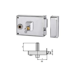 CERRADURAS CVL 1125-BR/1/12 IZQ 