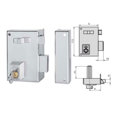 CERRADURAS CVL   56-A/1/70 DER 