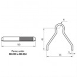 PERNIO RAIL UNION 13 80-234  2