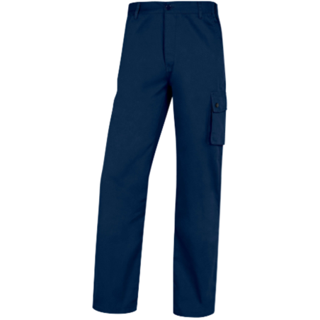 PANTALON PALIGPA AZUL MARINO T-S 100%ALGODON 