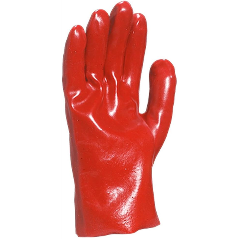 GUANTES PVC ROJO CORTO PVC7327 T-10 UNICA 